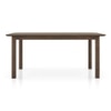 Dane Solid Wood 6 Seater Dining Table In Danish Walnut Finish