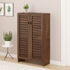 Bluewud Wimzoe Engineered Wood Shoe Racks In Brown Maple Finish
