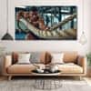 The Castle Decor Motivational Art Wall Painting Wooden Framed 27x48 Inch