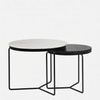 Minimalis Nesting Table Black