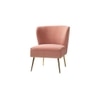 Rabel Accent Chair in Pink Colour