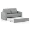 Camden 4 Feet Pull Out Sofa cum Bed In Grey Colour