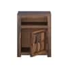 Shashi Shesham Solid Wood 1 Door Bedside In Provincial Teak Finish