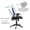 Ebeaony Mid Back Ergonomic Chair in Black Colour