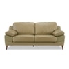 Europa 3 Seater Leatherette Sole in Light Green Colour