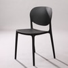 Kepler Brooks Serena Cafeteria Dining Chair in Black Colour