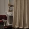 Stoa Paris Velvet Long Door Curtains, Premium Dim-Out Curtain for Pack of 2, Date Night - Ivory Elegance