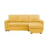 Solace  Pull Out Sofa cum Bed  in Orange Colour
