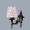 Devansh Metal Electric Wall Light in Antique Gold Colour with Multi Shade Count of 1 Light