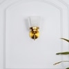 Meirit Single Arm Glass and Metal Wall Light