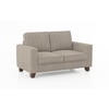 Apollo Neo 2 Seater Fabric Sofa in Mist Brown Colour (Back Height : Regular, Cushion Type : Soft)