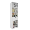 Solicitor Bookshelf In Frosty White Finish