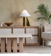Helia Gold Handcrafted Tall Table Lamp