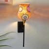 Devansh Metal Electric Wall Light in Black Colour with Multi Shade Count of 1 Light