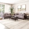 Rubik 2 Seater Fabric Sofa in Smokey Taupe Colour