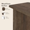Rohe Solid Wood C Table In Danish Walnut Finish