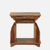 Anderby Sheesham Wood End Table in Rustic Teak Finish