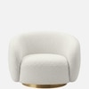 Elegantensemble Wood 1 Seater With Upholstery Non Storage Sofa In White Colour