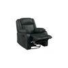 Avalon Leatherette One Seater Manual Recliner in Blue Colour