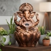 Copper 2Ft Lotus Ganesha Water Fountain