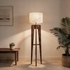 Jet Beige Jute Floor Lamp with Beige Jute Base