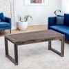 Hamstreet Sheesham Wood Coffee Table In Antique Grey Finish