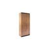Coral 2 Door Wardrobe In Choco Walnut Finish