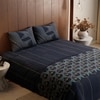 Stoa Paris King Size Bedsheet Bedsheet, Collection Navy