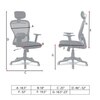 Codmeat High Back Ergonomic Chair in Black Colour