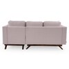Rubik 3 Seater L Shape Fabric Sofa in Smokey Taupe Colour