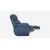369 Single Fabric One Seater Manual Recliner in Blue Colour