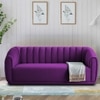 Rosa Fabric Sofa (Purple)
