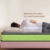 Sleepwell Ortho Nirvana Mattress Medium Firm Perfect Spine Alignment Double 75x48x5 Inch
