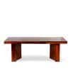 Kassel Sheesham Wood Contemporary Rectangle Coffee Table In Honey Finish