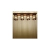 Ventus Brown Solid Wood Ceiling Light