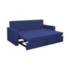 Akron 3 Pull Out Sofa Cum Bed In Nav Blue Colour