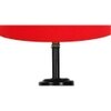 Stephanie Red cotton Glass Table lamp with Iron Base