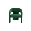 Ashley Velvet Accent Chair in Green Colour