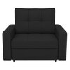 Barato Pull Out Sofa cum Bed in Black Colour