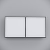 4 Doors Modular Wall Mounted Kitchen Cabinet With Adjustable Shelf In Slate Grey Finish