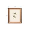Artistry Brown Greenbirds Frame Canvas Wall Prints Canvas Wall Prints Set of 1 Multicolor Matte