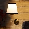 Devansh Metal Electric Wall Light in Gold Colour with Multi Shade Count of 1 Light