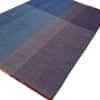 Jaipur Rugs Checkered Wool 6x9 Feet Dark Denim And Copper Handloom Carpet
