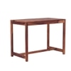 Lisa Sheesham Wood  Study Table in Teak Finish