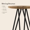 Capella Solid Wood Side Table in Natural Finish