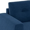 Edward 2 Seater Fabric Sofa in Cobalt Colour