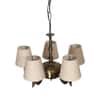 Devansh Solid Wood Electric Wall Light in Multi Colour with Multi Shade Count of 1 Light