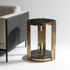 Sidekick Metal Side Table in Gold Colour