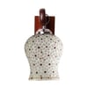 Devansh Solid Wood Electric Wall Light in Brown Colour with Multi Shade Count of 1 Light