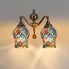 Devansh Metal Electric Wall Light in Multi Colour with Multi Shade Count of 2 Lights